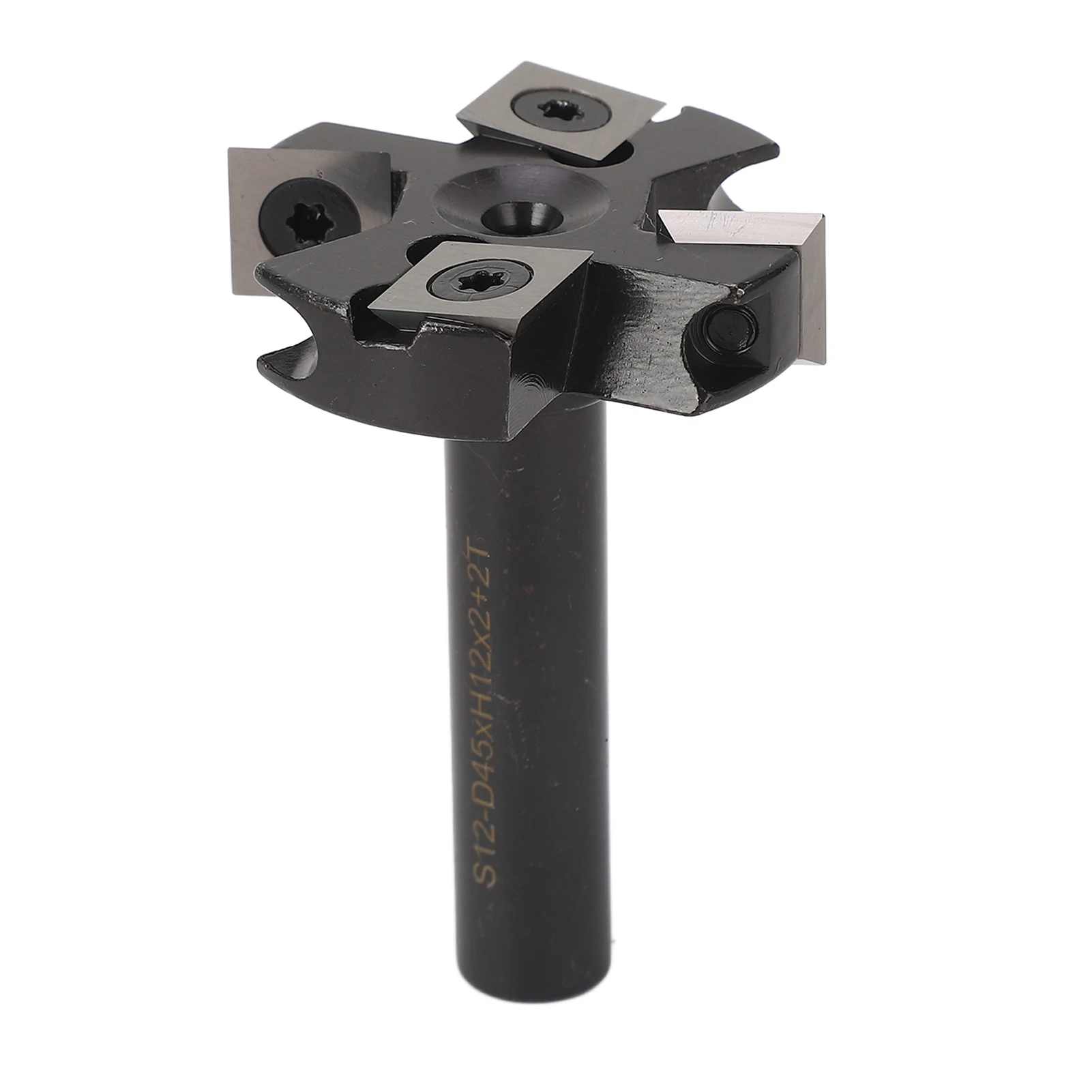 Planer Bit Spoilboard Surfacing Router Bit 12mm Shank 1 3/4in Cut Diameter 4 Flute Indexable Blade Insert Planing Bit
Planer Bit Spoilboard Surfacing Router Bit 12mm Shank 1 3/4in Cut Diameter 4 Flute Indexable Blade Insert Planing Bit