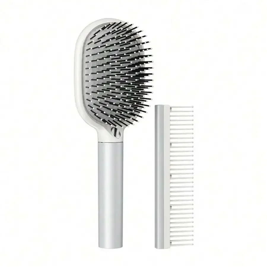Air Cushion Hair Brush With Comb For Long Hair Anti Static Scalp Massage Portable
Air Cushion Hair Brush With Comb For Long Hair Anti Static Scalp Massage Portable