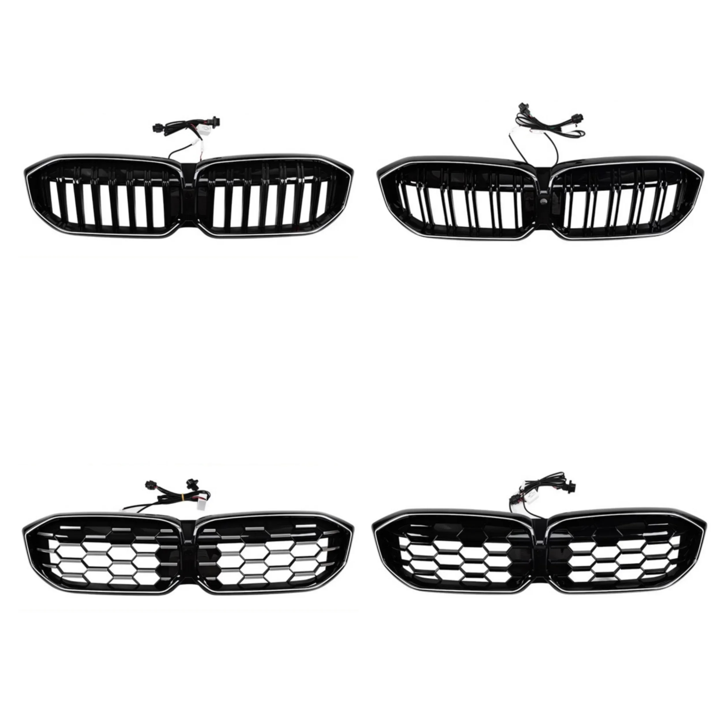 Car Grill for BMW 3 Series 2023-2024 modified With light Grille Mask Front bumper net Radiator Body kit Car Accessories
Car Grill for BMW 3 Series 2023-2024 modified With light Grille Mask Front bumper net Radiator Body kit Car Accessories