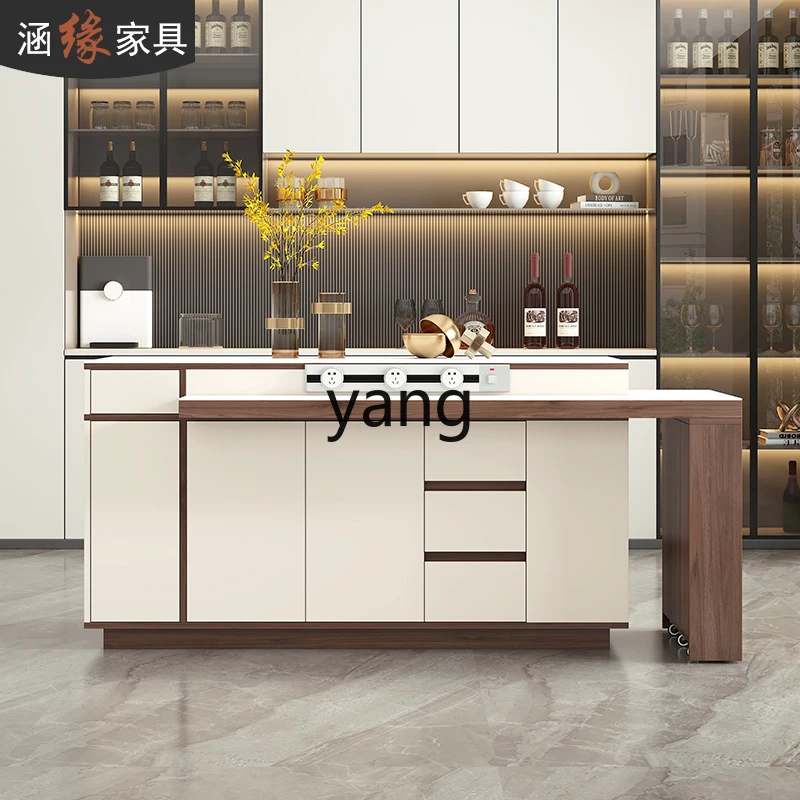 LMM rock slab rotating island table integrated household retractable bar cabinet
LMM rock slab rotating island table integrated household retractable bar cabinet