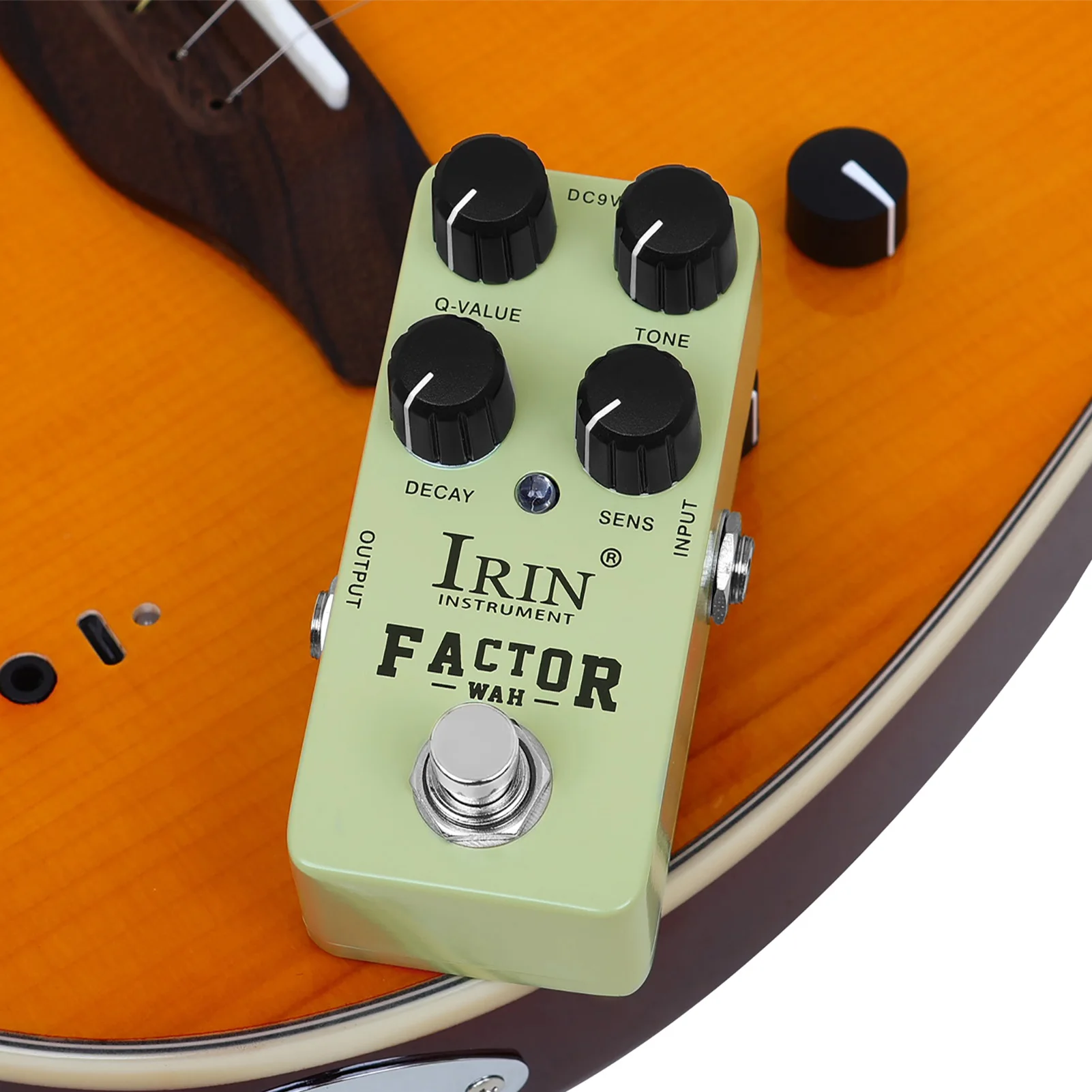 IRIN Guitar Pedal Metal Wah Effect Durable All-Metal Shell Warm Transparent Wah Adjustable Tone Attenuation Q Value for Bass
IRIN Guitar Pedal Metal Wah Effect Durable All-Metal Shell Warm Transparent Wah Adjustable Tone Attenuation Q Value for Bass