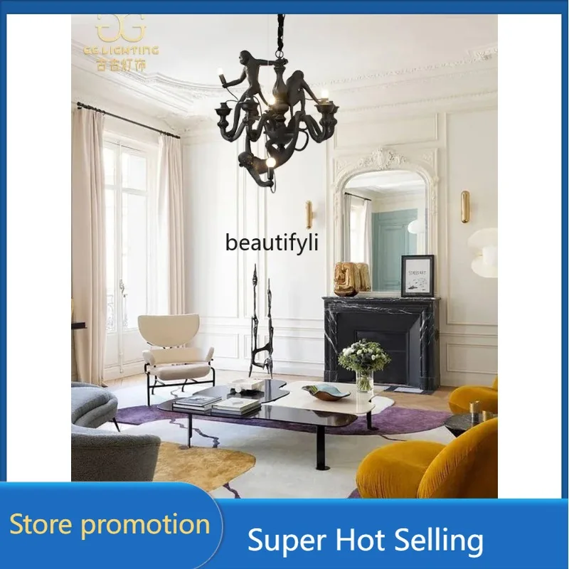 a485 Monkey lamp medieval creative art chandelier living room main lamp interior decoration lamp
a485 Monkey lamp medieval creative art chandelier living room main lamp interior decoration lamp