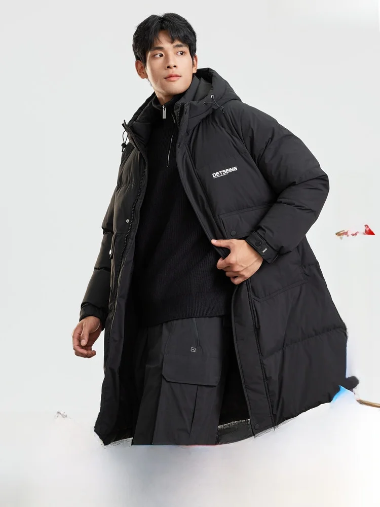 Зимняя мужская удлиненная куртка-пуховик с капюшоном 2024 года, однотонная, повседневная, большого размера, модная, из полиэфирного волокна
Зимняя мужская удлиненная куртка-пуховик с капюшоном 2024 года, однотонная, повседневная, большого размера, модная, из полиэфирного волокна