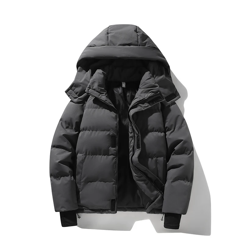 Autumn Winter Cotton Parkas Jacket For Men Women Casual Loose Fit Outerwear Down Cotton-Padded Thickened Hooded Puffer Jacket
Autumn Winter Cotton Parkas Jacket For Men Women Casual Loose Fit Outerwear Down Cotton-Padded Thickened Hooded Puffer Jacket