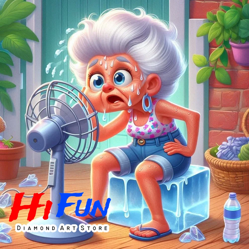 Diamond Mosaic Art Humorous Senior Woman in Summer Craft Full Square Round DIY Diamond Painting Home Bedroom Wall Artwork
Diamond Mosaic Art Humorous Senior Woman in Summer Craft Full Square Round DIY Diamond Painting Home Bedroom Wall Artwork