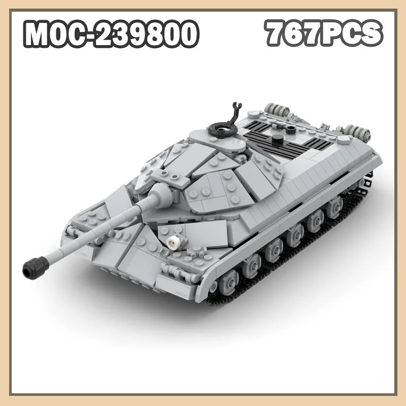 MOC-239800 Military Tank MOC Building Block Heavy tank IS-3 Assembling Soviet Tank Collectibles Brick Creativity Bricks 767PCS
MOC-239800 Military Tank MOC Building Block Heavy tank IS-3 Assembling Soviet Tank Collectibles Brick Creativity Bricks 767PCS
