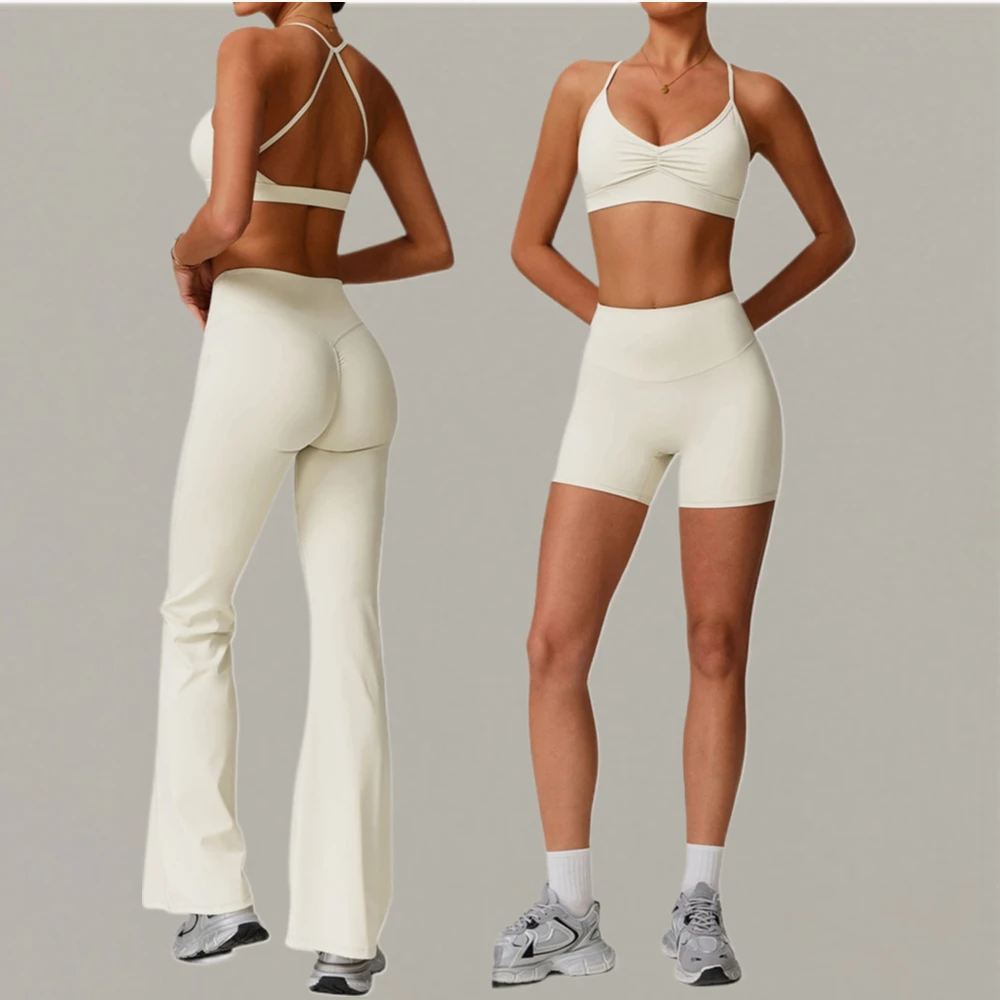 Women's Tracksuit 2PCS Yoga Sets Sportswear Workout Fitness Cross Back Sports Bra High Waist Leggings Gym Clothing Sports Suit
Women's Tracksuit 2PCS Yoga Sets Sportswear Workout Fitness Cross Back Sports Bra High Waist Leggings Gym Clothing Sports Suit