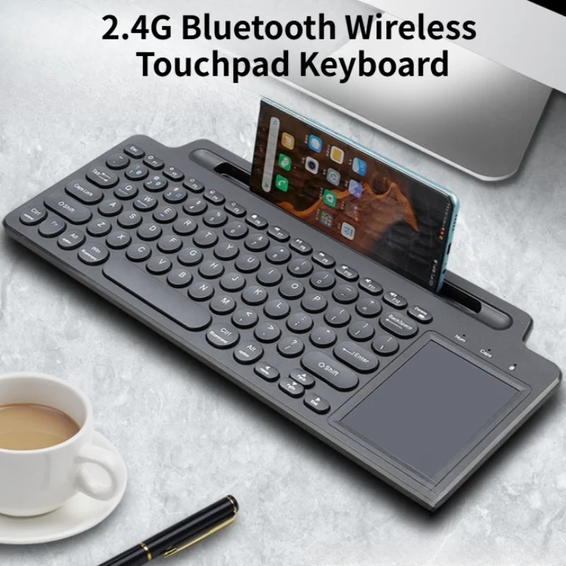 Портативная беспроводная клавиатура Bluetooth 2,4G со слотом для сенсорной панели, Android IOS WIN Mac, клавиатура для настольного ноутбука, планшета, ТВ-приставки
Портативная беспроводная клавиатура Bluetooth 2,4G со слотом для сенсорной панели, Android IOS WIN Mac, клавиатура для настольного ноутбука, планшета, ТВ-приставки