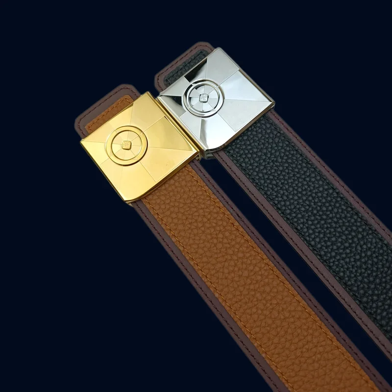 Luxury Men's Leather Belt with Premium Stainless Steel Automatic Buckle for Elegant Style and Durability
Luxury Men's Leather Belt with Premium Stainless Steel Automatic Buckle for Elegant Style and Durability