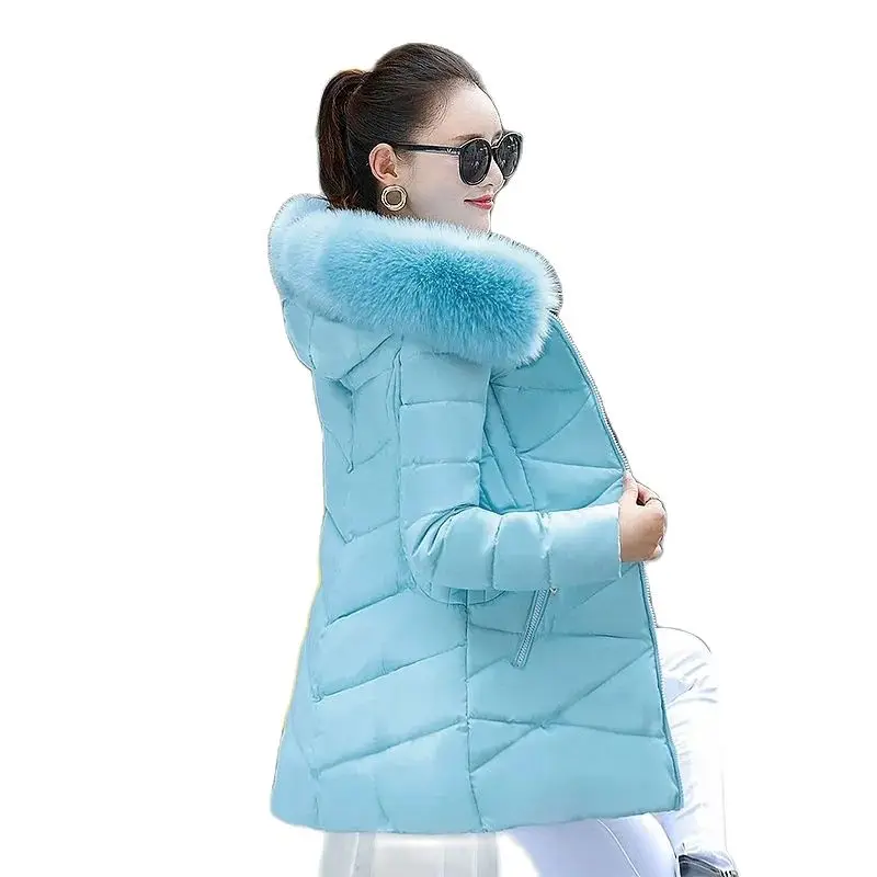 2023 New Women's Cotton Clothes Parka Autumn Winter Jacket Big Fur Collar Thickened Warm Korean Down Cotton Coat Overcoat Female
2023 New Women's Cotton Clothes Parka Autumn Winter Jacket Big Fur Collar Thickened Warm Korean Down Cotton Coat Overcoat Female