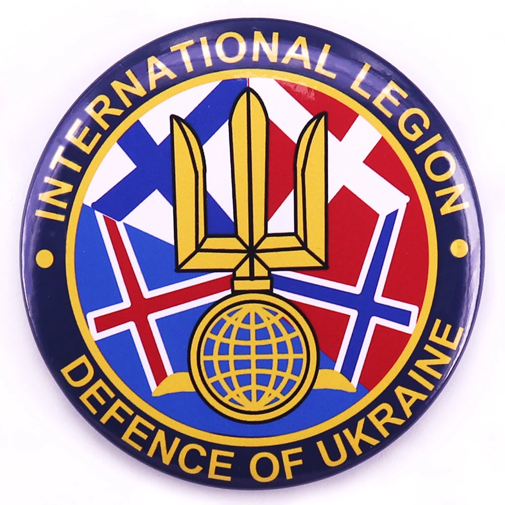 International Legion Nordic Volunteer Patch Ukraine Norway Finland Denmark National flag symbol Button PinJewelry Accessories Ti
International Legion Nordic Volunteer Patch Ukraine Norway Finland Denmark National flag symbol Button PinJewelry Accessories Ti