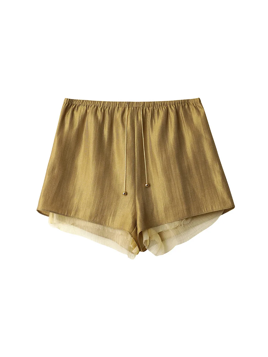 Брюки Brand Ice Dust Summer Double Layer Dstring, прямые, с высокой талией, на резинке, из смесового полиэстера
Брюки Brand Ice Dust Summer Double Layer Dstring, прямые, с высокой талией, на резинке, из смесового полиэстера