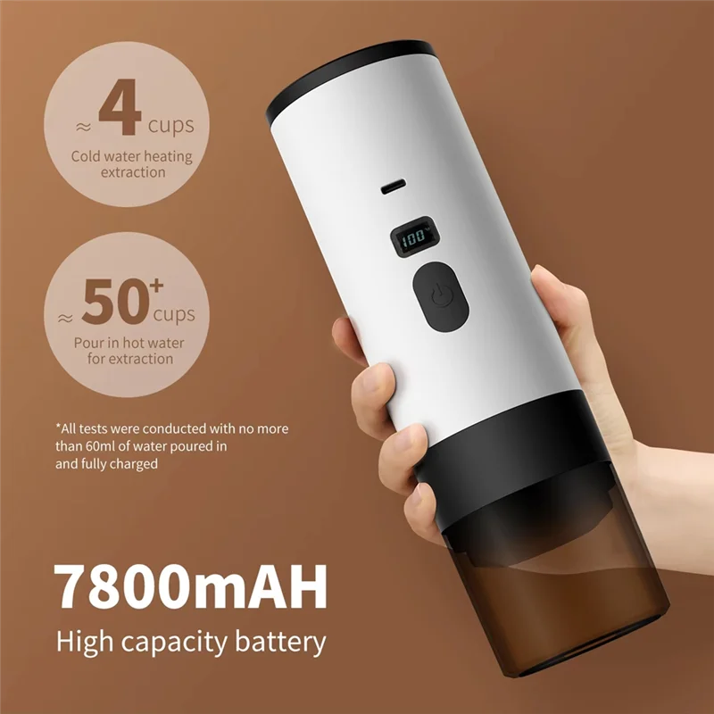 ABPR-Portable Espresso Coffee Machine Coffee Machine For Car Coffee Maker Capsule Powder Travel
ABPR-Portable Espresso Coffee Machine Coffee Machine For Car Coffee Maker Capsule Powder Travel
