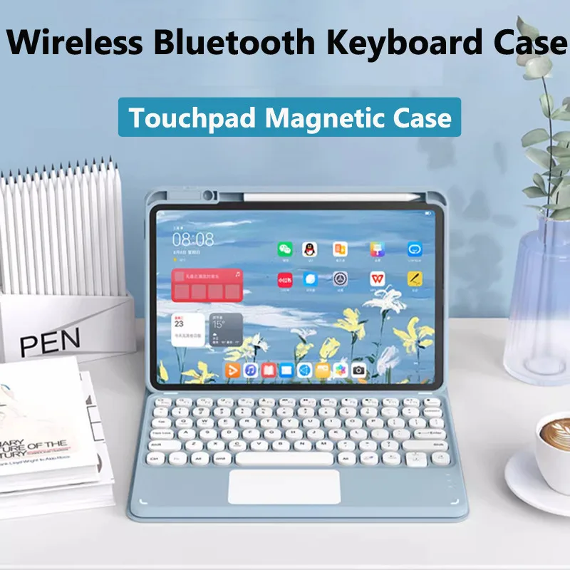 Case for IPad Pro 11 13Inch 2024 10th 9th Generation Funda for Ipad Air5 4 3 7th 8th 10.2 10.5 Bluetooth Keyboard Trackpad Cover
Case for IPad Pro 11 13Inch 2024 10th 9th Generation Funda for Ipad Air5 4 3 7th 8th 10.2 10.5 Bluetooth Keyboard Trackpad Cover