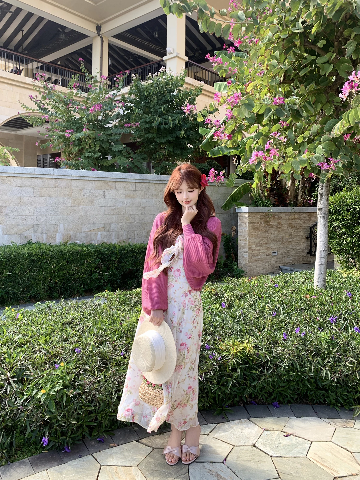 POKEMENG French Style Long Sleeve Slimming Dress with Sash Floral Print A-Line Skirt for Women Holiday Wear Summer Dress
POKEMENG French Style Long Sleeve Slimming Dress with Sash Floral Print A-Line Skirt for Women Holiday Wear Summer Dress