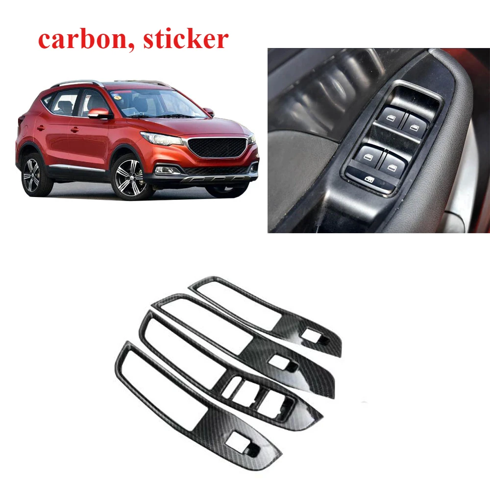 4 Pieces Window Glass Switch Frame for MG ZS Glass Lifter Control Sticker for MGZS Carbon Window Switch Cover for MG Sticker
4 Pieces Window Glass Switch Frame for MG ZS Glass Lifter Control Sticker for MGZS Carbon Window Switch Cover for MG Sticker