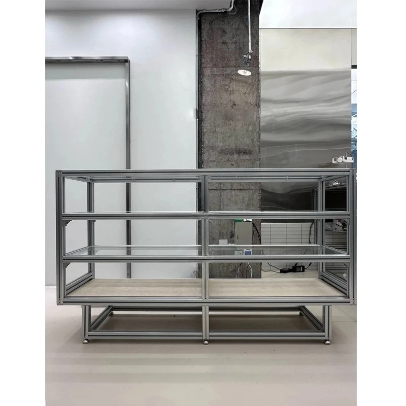 Aluminum profile Gong Yafeng display cabinet clothing jewelry store display rack floor cabinet multi-layer shelf
Aluminum profile Gong Yafeng display cabinet clothing jewelry store display rack floor cabinet multi-layer shelf