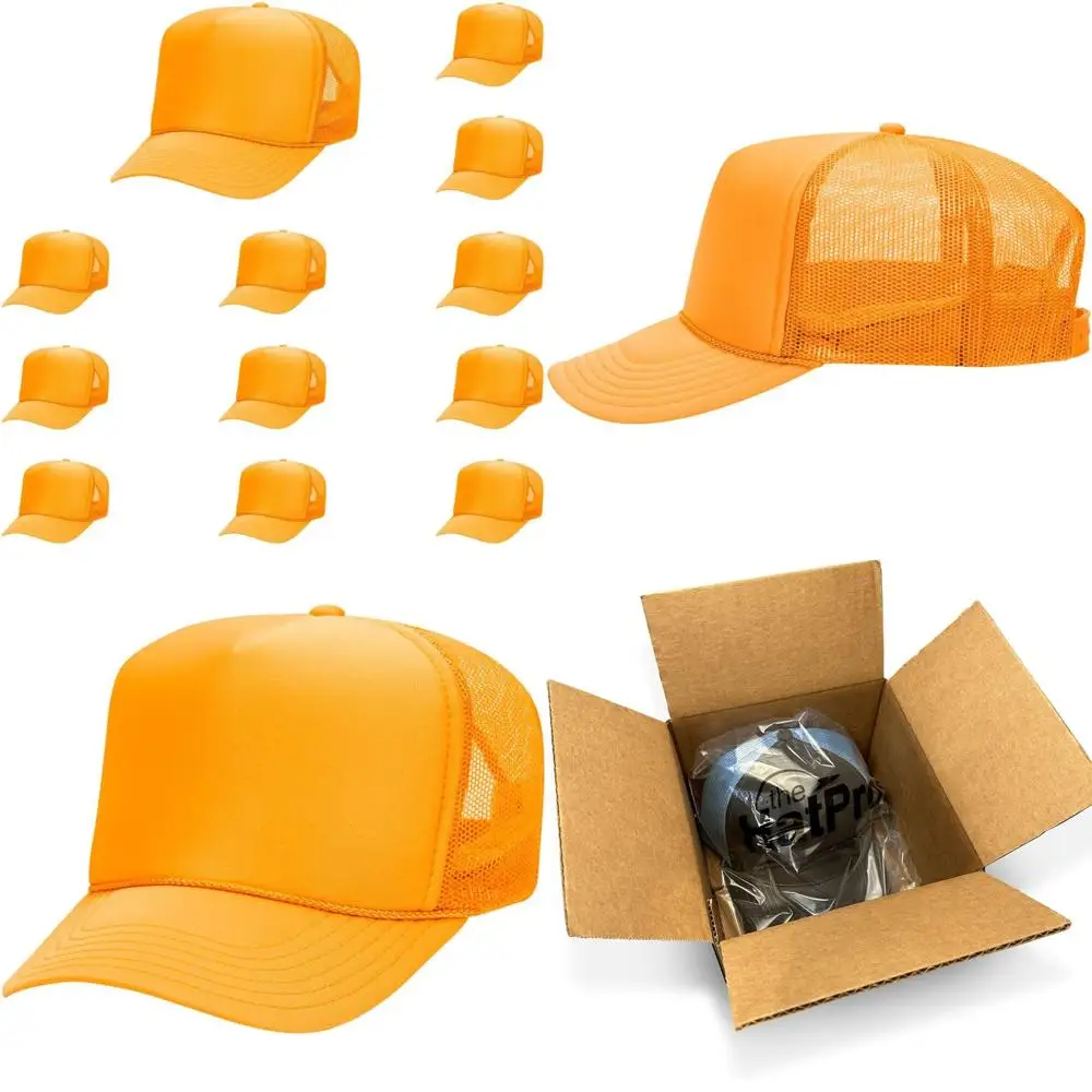 Mesh Back Foam Front Trucker Cap with Snapback Closure - High Crown 5 Panel Bulk Pack Options Available
Mesh Back Foam Front Trucker Cap with Snapback Closure - High Crown 5 Panel Bulk Pack Options Available