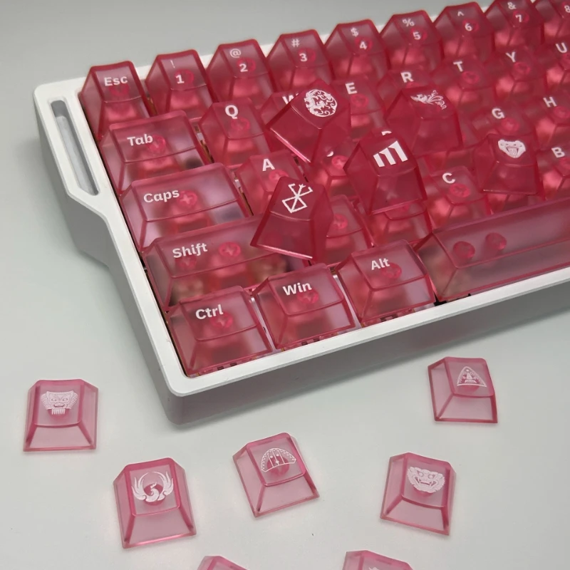 Рок-розовый полупрозрачный розовый тематический набор колпачков для клавиш ПК Cherry Profile на заказ оригинальные колпачки ручной работы для механической клавиатуры подарок DIY
Рок-розовый полупрозрачный розовый тематический набор колпачков для клавиш ПК Cherry Profile на заказ оригинальные колпачки ручной работы для механической клавиатуры подарок DIY
