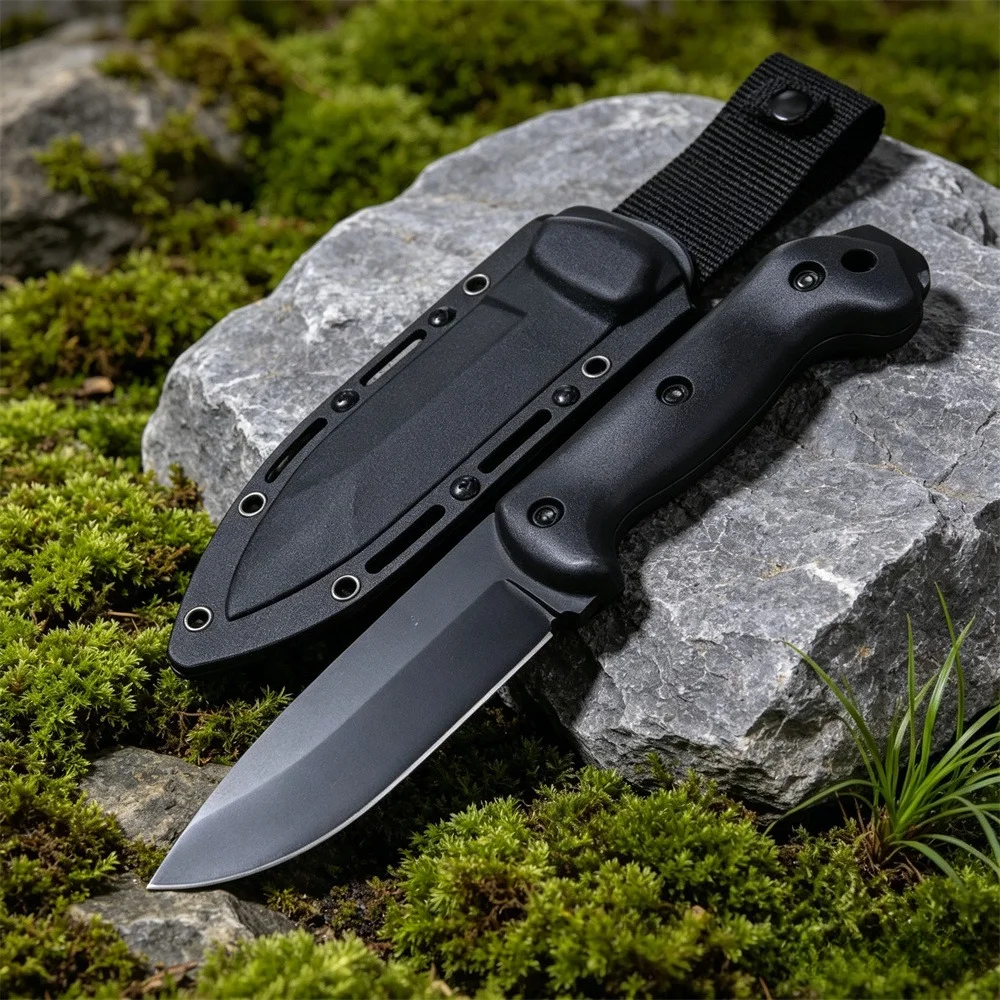 Outdoor Camping and Fishing Fixed-blade Knife Sheath High-hardness 8Cr13Mov Blade Essential Tool Daily Hiking Mountaineering
Outdoor Camping and Fishing Fixed-blade Knife Sheath High-hardness 8Cr13Mov Blade Essential Tool Daily Hiking Mountaineering