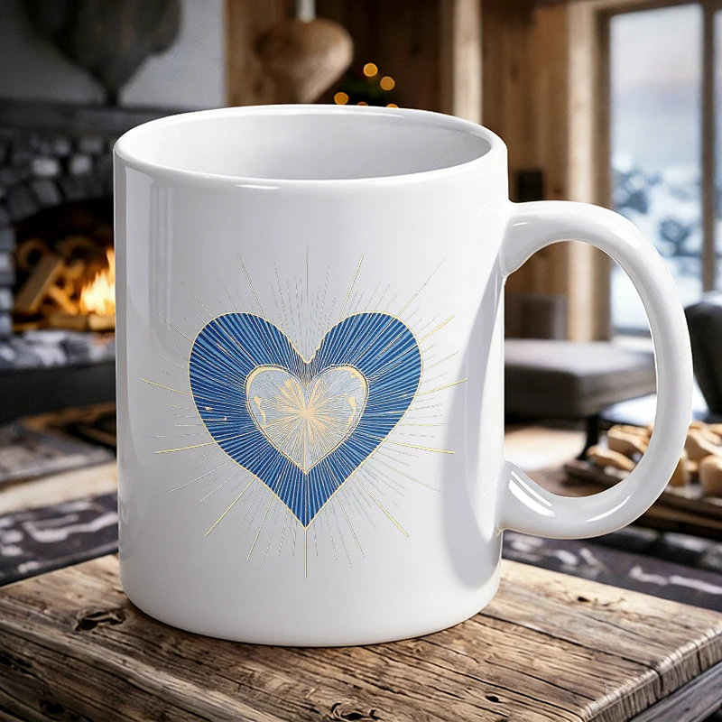 Blue & Gold Radiant Heart Ceramic Mug Mystical Love Aesthetic Coffee Cup, Milk Cup, Office Cup, Gift for Friends, Fade-Resistant
Blue & Gold Radiant Heart Ceramic Mug Mystical Love Aesthetic Coffee Cup, Milk Cup, Office Cup, Gift for Friends, Fade-Resistant