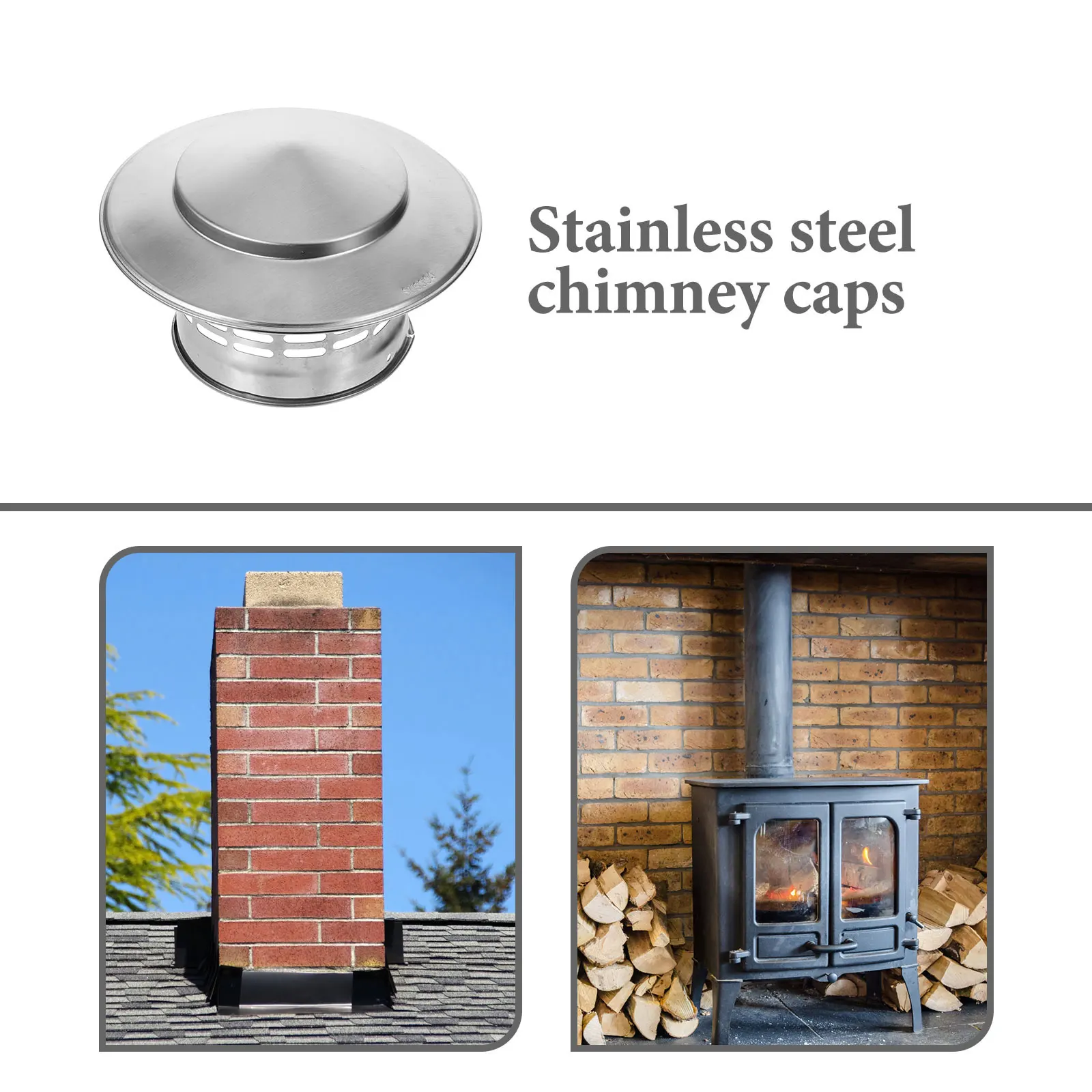 Heavy Duty Stainless Steel Chimney Cap for Roof Vent Flue Outdoor Rainproof and Bird Proof Umbrella Design Chimney Cap
Heavy Duty Stainless Steel Chimney Cap for Roof Vent Flue Outdoor Rainproof and Bird Proof Umbrella Design Chimney Cap