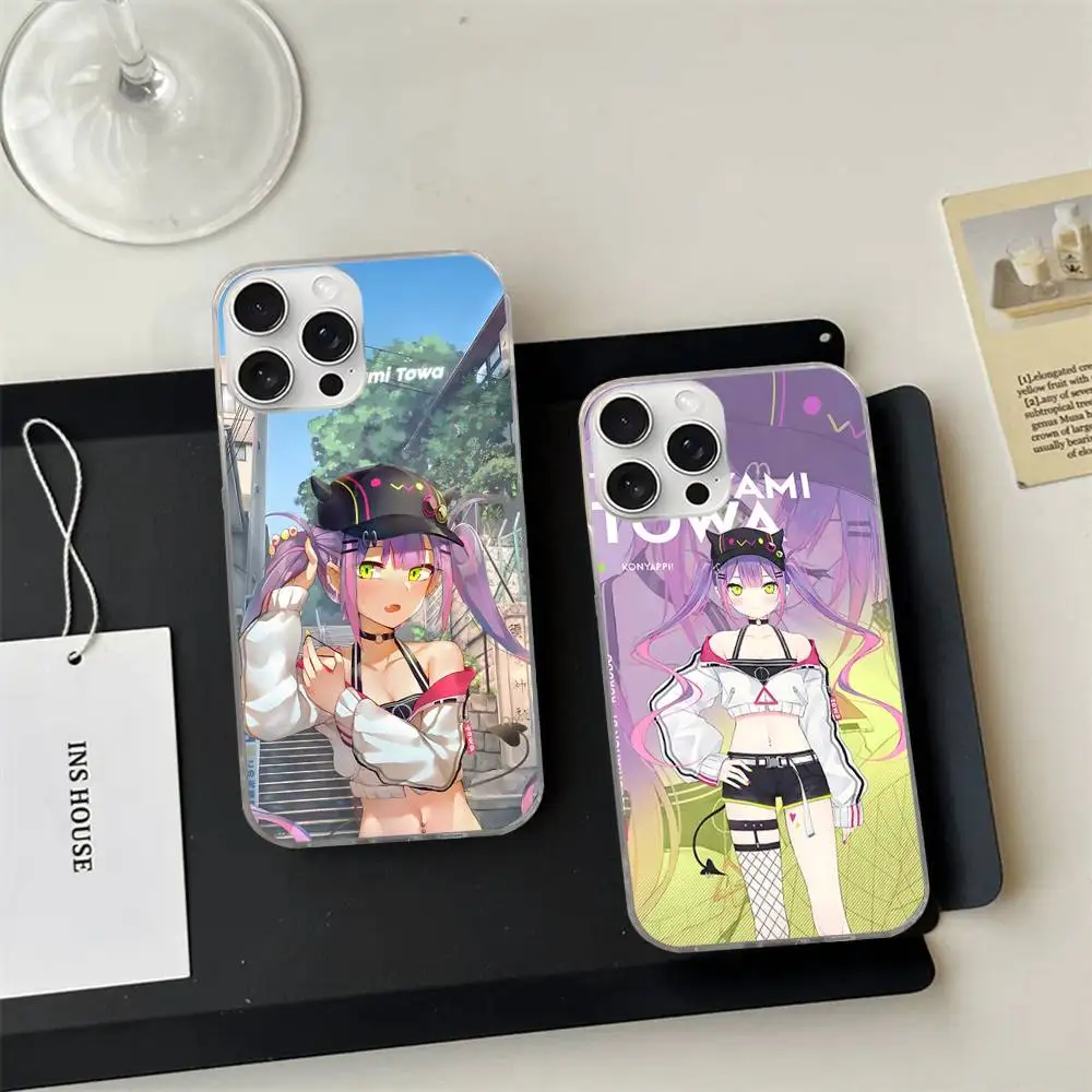 Tokoyami Towa Hololive Phone Case For IPhone 17 16 15 14 13 12 11 Pro Plus Max Luxury Laser Silver Gradient Silicone Cover
Tokoyami Towa Hololive Phone Case For IPhone 17 16 15 14 13 12 11 Pro Plus Max Luxury Laser Silver Gradient Silicone Cover