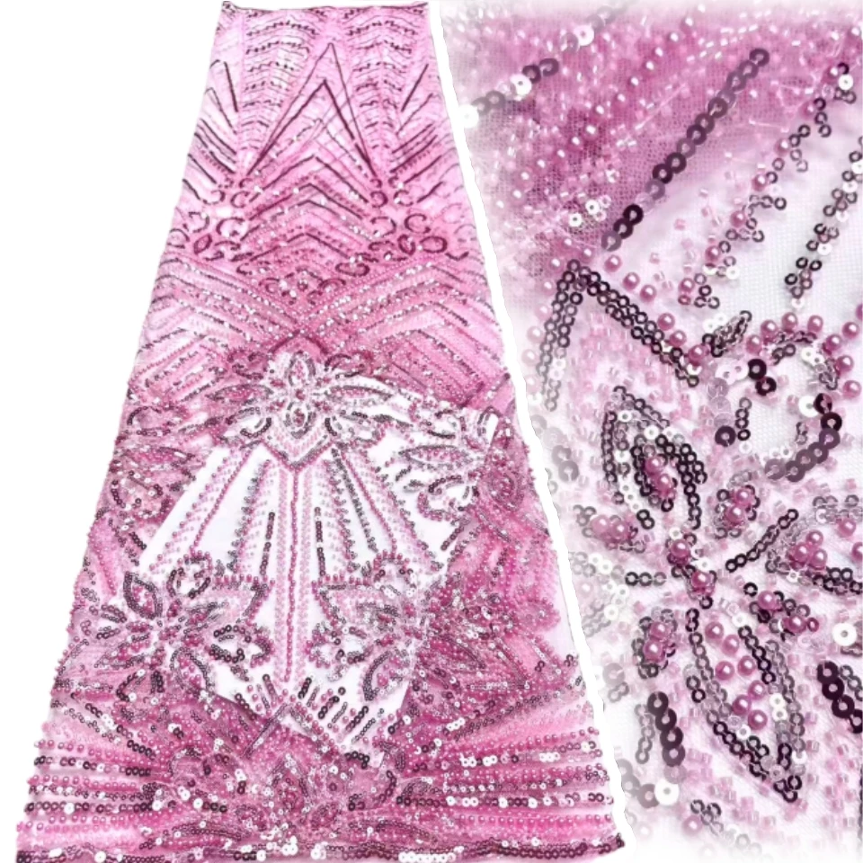 African Sequins Beaded Groom Lace Fabric High Quality French Tulle Lace Fabric Embroidery Nigerian Lace Fabrics Material TP1821
African Sequins Beaded Groom Lace Fabric High Quality French Tulle Lace Fabric Embroidery Nigerian Lace Fabrics Material TP1821