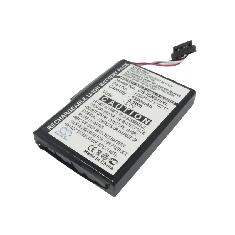 1500mAh Battery E3MT07135211 for NAVMAN iCN 510, iCN 520, iCN 530, iCN550
1500mAh Battery E3MT07135211 for NAVMAN iCN 510, iCN 520, iCN 530, iCN550