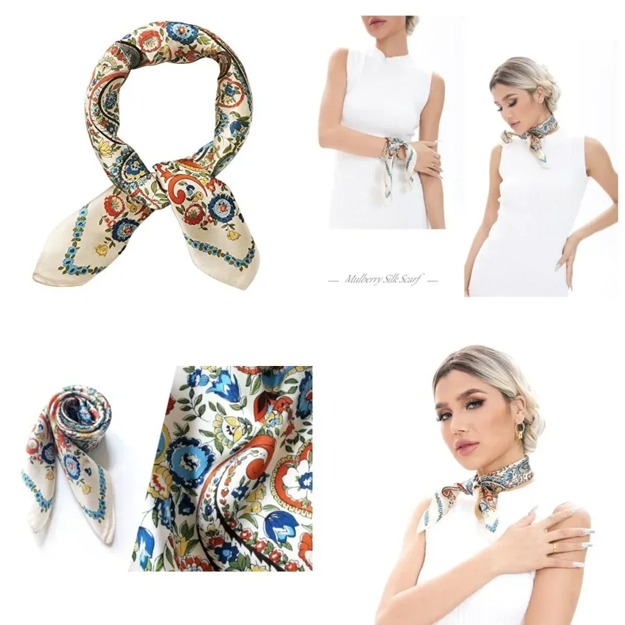 MEISEE Mulberry Silk Scarfs Women Small Square Scarf 21 x 21 Breathable Lightweight Neckerchief Headscarf
MEISEE Mulberry Silk Scarfs Women Small Square Scarf 21 x 21 Breathable Lightweight Neckerchief Headscarf
