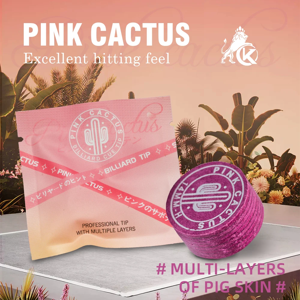 Розовый наконечник для кия PINK CACTUS, наконечник 11 мм/14 мм из многослойной свиной кожи с S / M / H для аксессуаров для бассейна и снукера
Розовый наконечник для кия PINK CACTUS, наконечник 11 мм/14 мм из многослойной свиной кожи с S / M / H для аксессуаров для бассейна и снукера