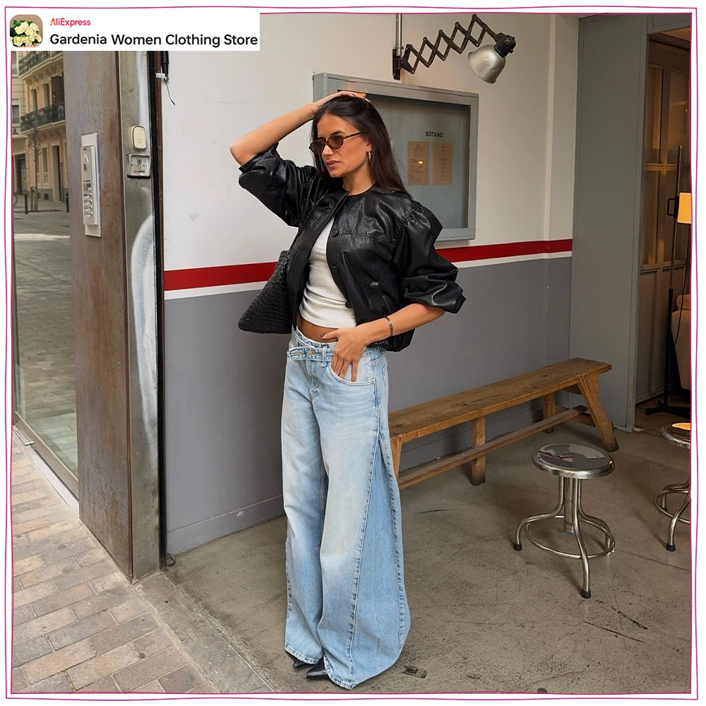 Elegant Fashion Women Mid-Rise Belted Jeans with Metal Button and Side Pleats New in Cowgirls Pants with Front and Back Pockets
Elegant Fashion Women Mid-Rise Belted Jeans with Metal Button and Side Pleats New in Cowgirls Pants with Front and Back Pockets