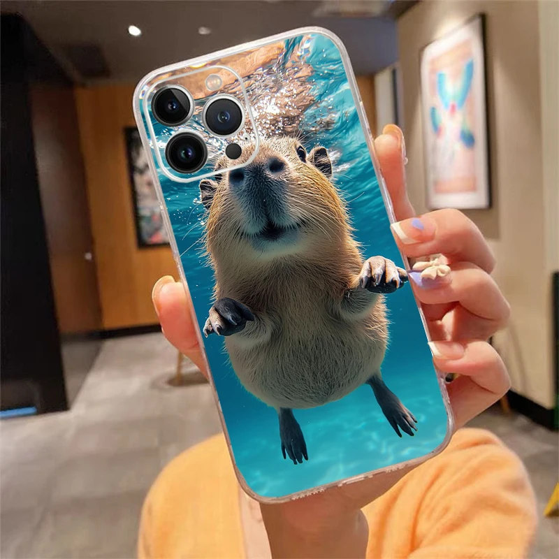Animal Capybara Phone Case Carcasa Funda For iPhone 17 Pro Max Air 16 15 14 13 Pro Max 15 16 Pro 15Plus Case
Animal Capybara Phone Case Carcasa Funda For iPhone 17 Pro Max Air 16 15 14 13 Pro Max 15 16 Pro 15Plus Case