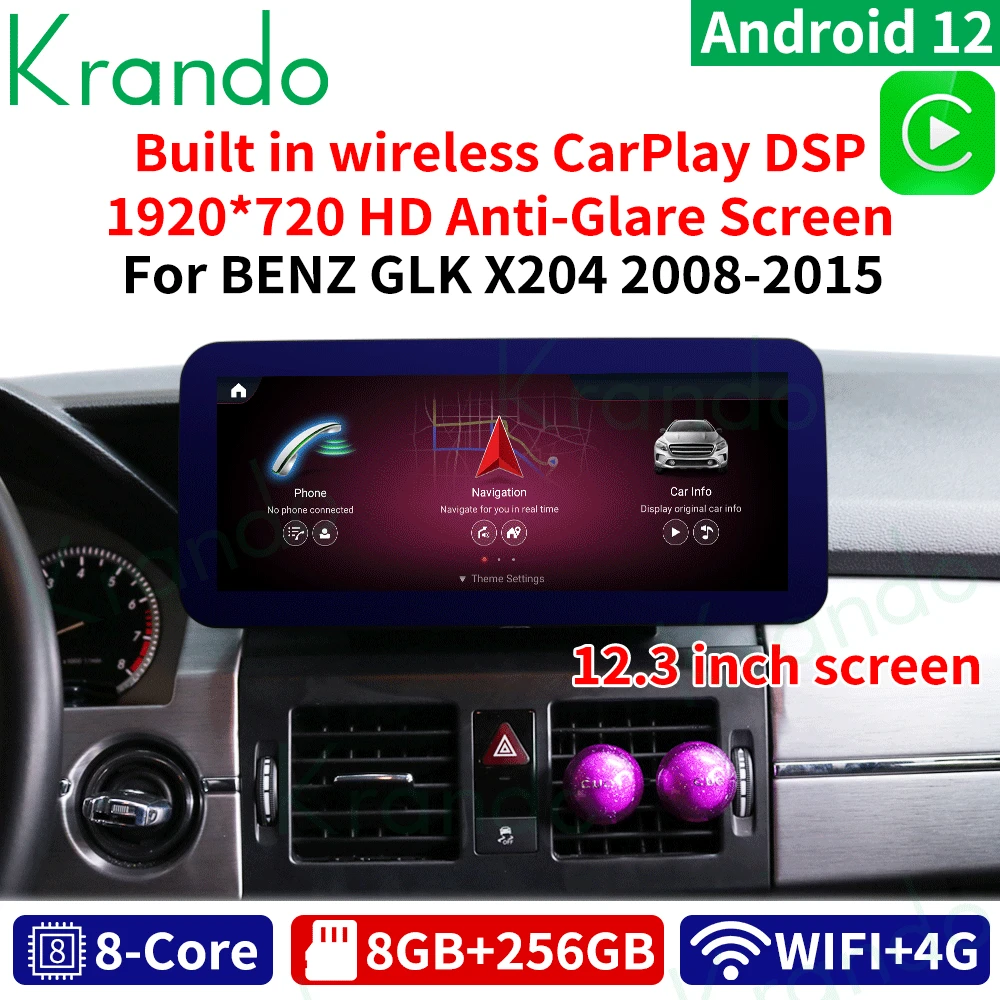 Автомобильное авторадио Krando 12,3 дюйма на базе Android для Mercedes Benz GLK X204 2008–2015 гг., беспроводной Carplay DVD, мультимедийный плеер, навигация, GPS
Автомобильное авторадио Krando 12,3 дюйма на базе Android для Mercedes Benz GLK X204 2008–2015 гг., беспроводной Carplay DVD, мультимедийный плеер, навигация, GPS
