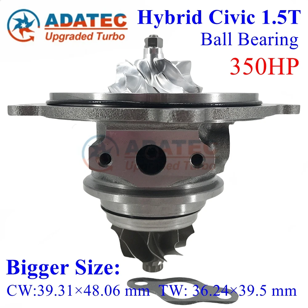 VG16 189006A0003 Hybrid Turbo Cartridge Ceramic Ball Bearing 350HP 180810528E Upgrade Turbine CHRA for Honda Civic 1.5T engine
VG16 189006A0003 Hybrid Turbo Cartridge Ceramic Ball Bearing 350HP 180810528E Upgrade Turbine CHRA for Honda Civic 1.5T engine