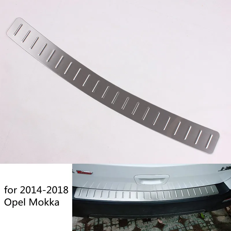Car Styling Stickers For Opel Mokka X Stainless Steel Rear Trunk Bumper Protector Rear Scuff Plate Rear Door Sill car assecorie
Car Styling Stickers For Opel Mokka X Stainless Steel Rear Trunk Bumper Protector Rear Scuff Plate Rear Door Sill car assecorie