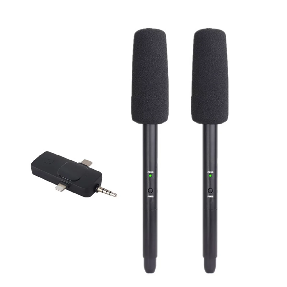 Wireless Interview Microphone Mobile SLR Camera Dedicated to News Reporters Outdoor Noise Cancelling Handheld 1 to 2
Wireless Interview Microphone Mobile SLR Camera Dedicated to News Reporters Outdoor Noise Cancelling Handheld 1 to 2