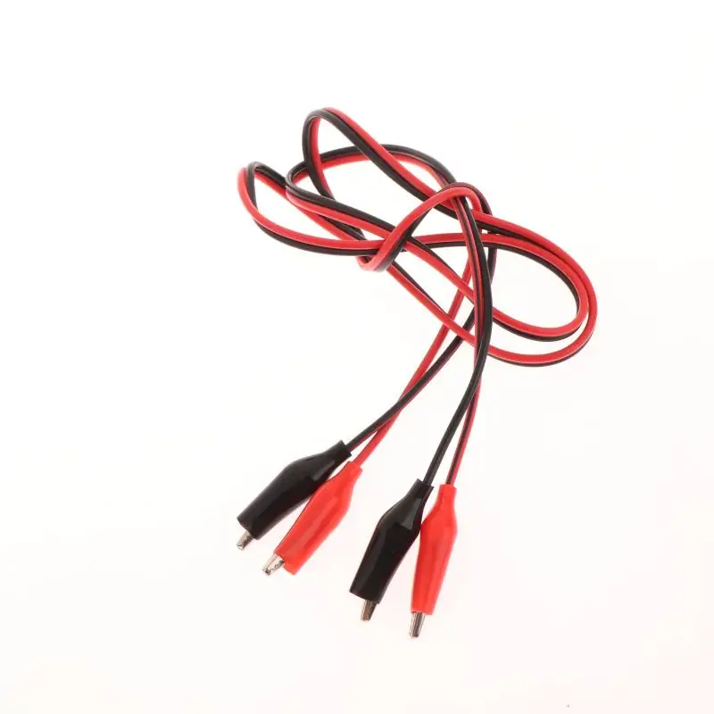 2Pcs 1M Alligator Clip Test Leads Red Black 2-Wire Crocodile Clips for Battery Electronics DIY Circuit Jumper Wires
2Pcs 1M Alligator Clip Test Leads Red Black 2-Wire Crocodile Clips for Battery Electronics DIY Circuit Jumper Wires
