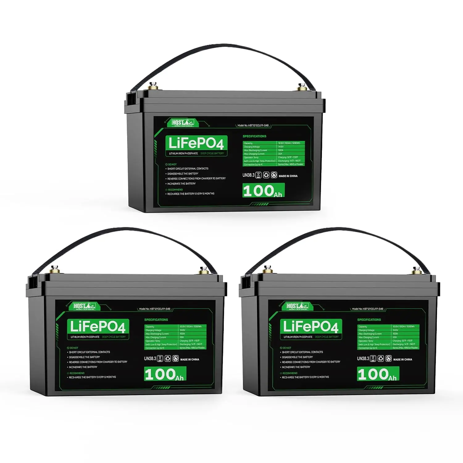 12V 300Ah LiFePO4 Deep Cycle Battery Built-in BMS Low-Temp 3840Wh 10yr RV Solar Marine Trolling Group31, Custom
12V 300Ah LiFePO4 Deep Cycle Battery Built-in BMS Low-Temp 3840Wh 10yr RV Solar Marine Trolling Group31, Custom