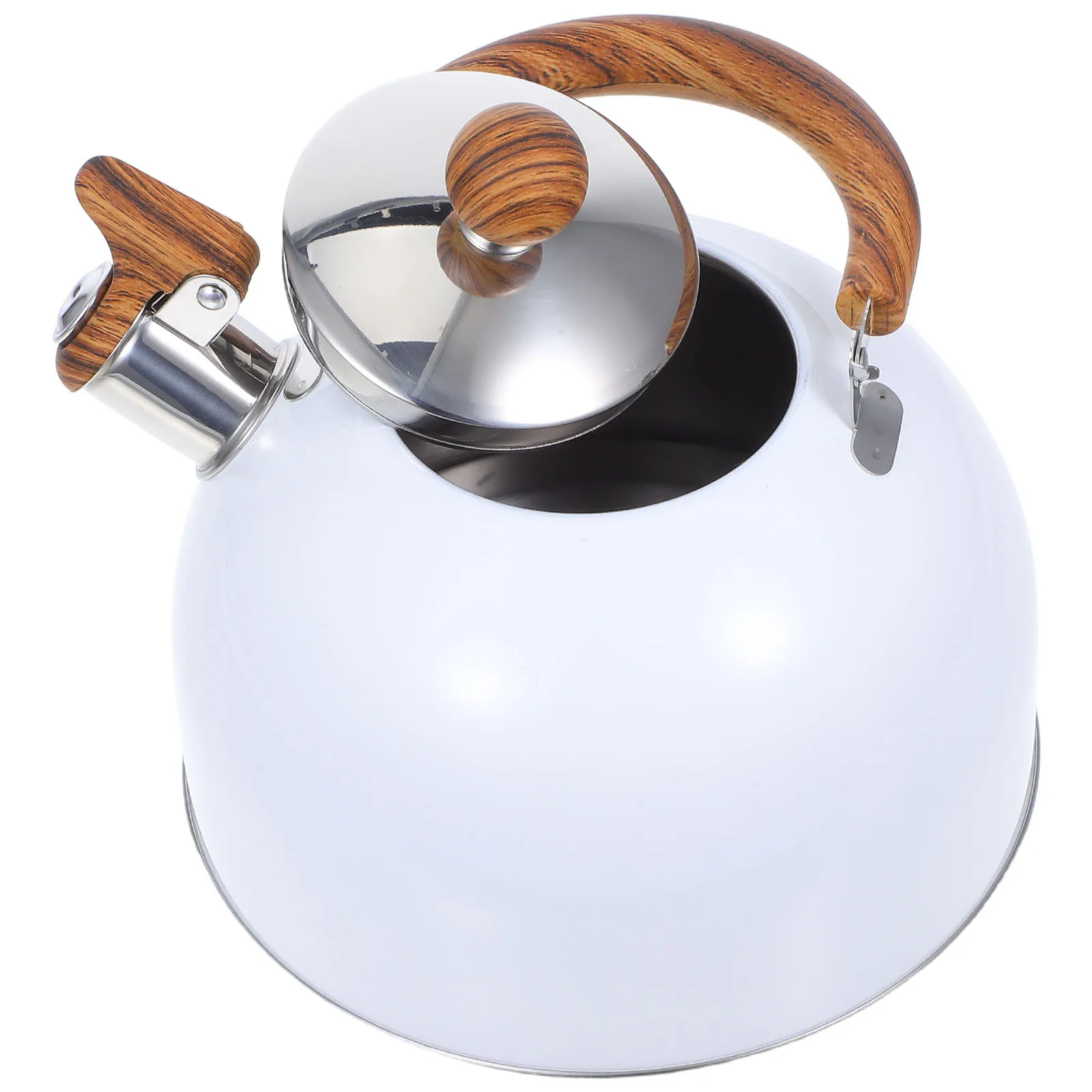 1Pcs White Water Kettle 25L Heavy Duty Whistling Kettle for Gas Induction Stove Home Kitchen Use Boiling Water Container
1Pcs White Water Kettle 25L Heavy Duty Whistling Kettle for Gas Induction Stove Home Kitchen Use Boiling Water Container