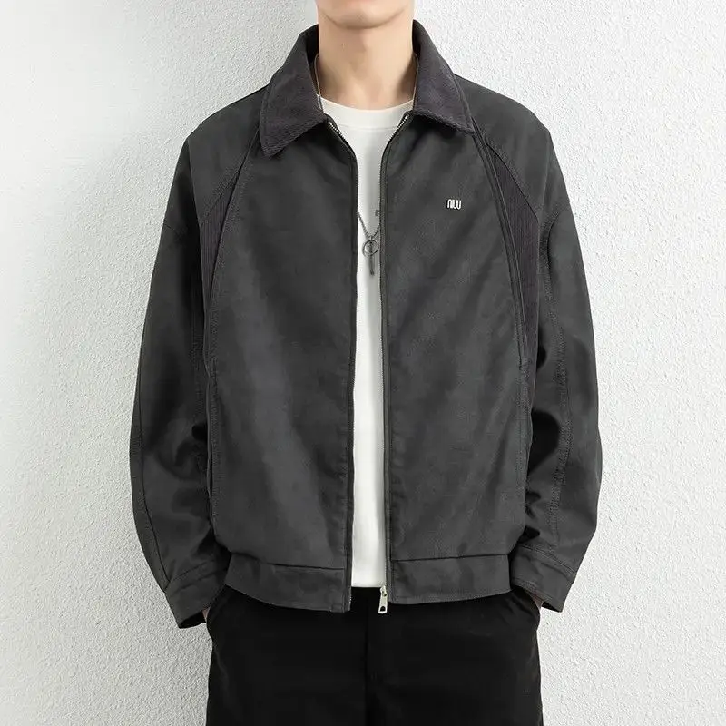 Корейская ретро-куртка из лоскутной кожи для мужчин, свободный крой, модная повседневная верхняя одежда, стиль Haome, высококачественная, на молнии, зимняя...
Корейская ретро-куртка из лоскутной кожи для мужчин, свободный крой, модная повседневная верхняя одежда, стиль Haome, высококачественная, на молнии, зимняя...