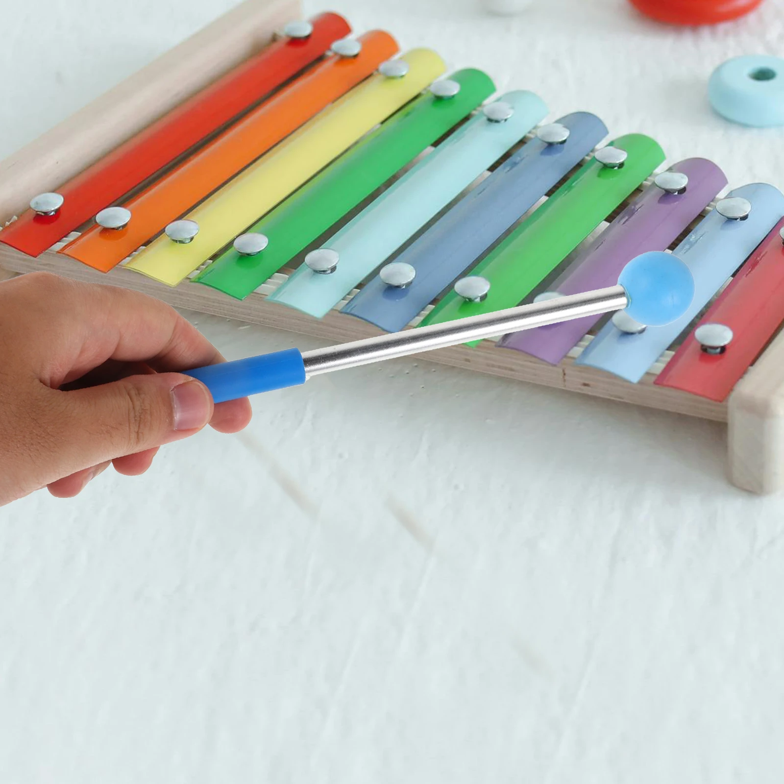 1Pair Tongue Drum Mallets Xylophone Mallets Durable Safe Materials Comfortable Handle Percussion Accessory Drumsticks
1Pair Tongue Drum Mallets Xylophone Mallets Durable Safe Materials Comfortable Handle Percussion Accessory Drumsticks