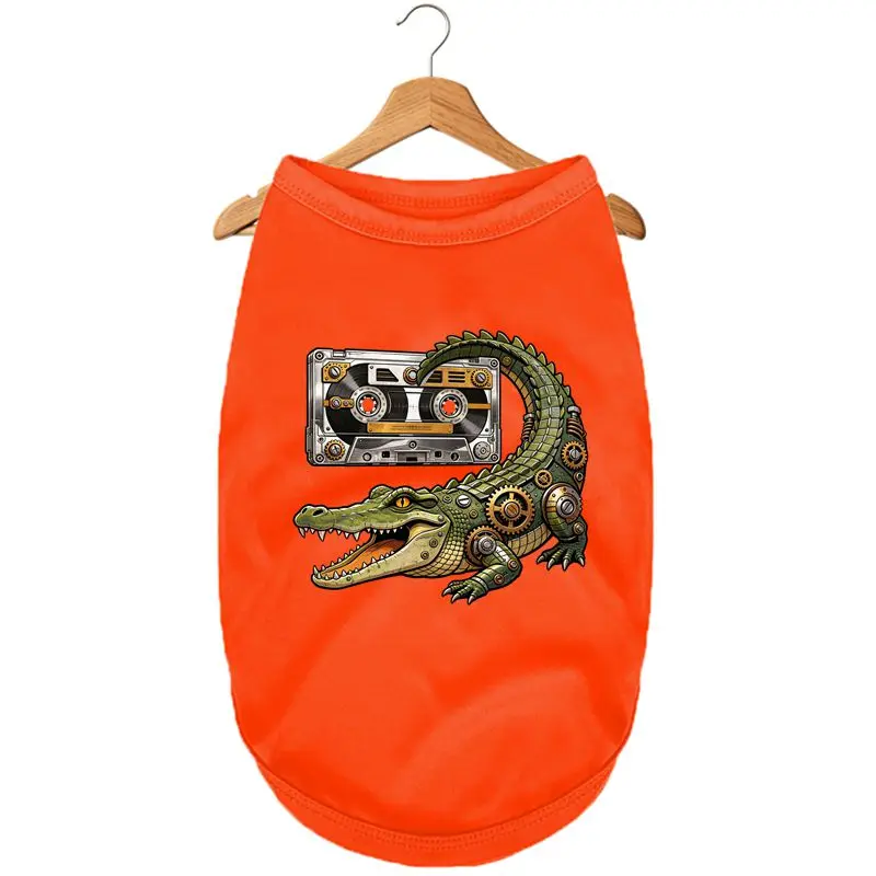 Unique Dog Summer Vest, Steampunk Alligator
Unique Dog Summer Vest, Steampunk Alligator