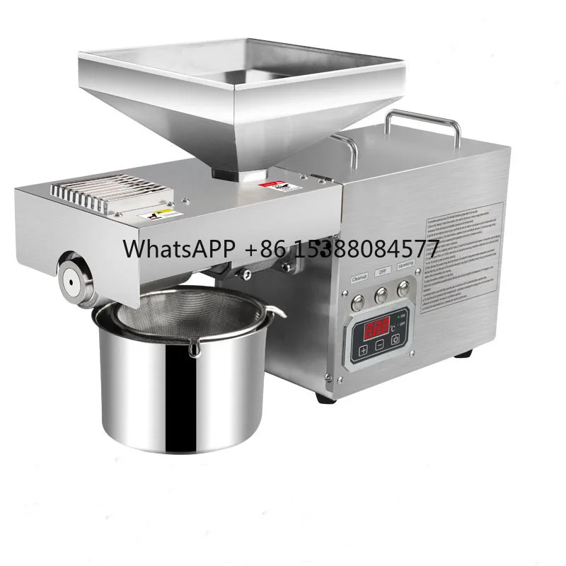 Stainless Steel Home Use Sunflower Soybean Palm Cold Screw Mini Small Oil Press Machine
Stainless Steel Home Use Sunflower Soybean Palm Cold Screw Mini Small Oil Press Machine