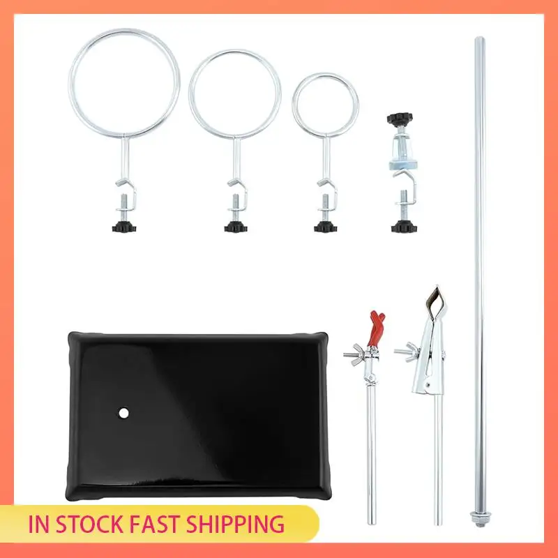 AA05 Laboratory Grade Metalware Kit Including Lab Support Stand Set, Iron Clamp Holder, Flask Clamp, And Condenser Stand
AA05 Laboratory Grade Metalware Kit Including Lab Support Stand Set, Iron Clamp Holder, Flask Clamp, And Condenser Stand