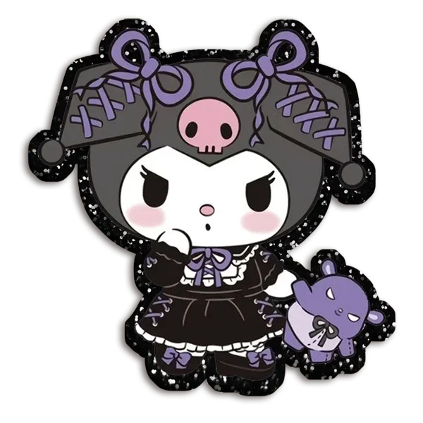 Kuromi Sanrio Black Glitter Glitter Resin Planar Acrylic Flatback For Girls DIY Phone Case Hair Bow Craft Keychains Accessories
Kuromi Sanrio Black Glitter Glitter Resin Planar Acrylic Flatback For Girls DIY Phone Case Hair Bow Craft Keychains Accessories