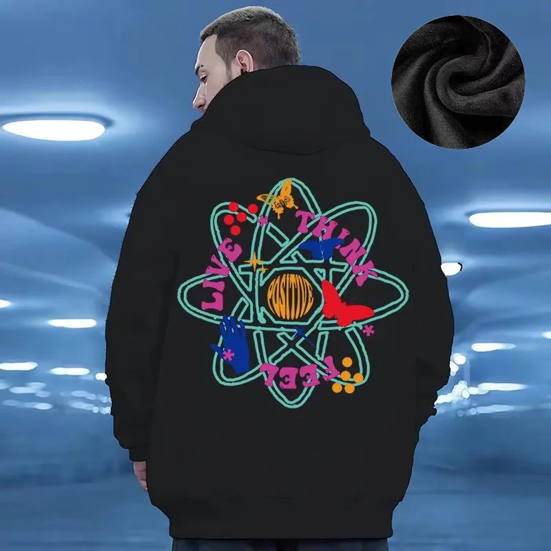 Hooded Sweater Men's Trendy Brand Large Size M-8XL Men's Autumn And Winter Style Plush And Thick Fat Hip-hop Pullover Jacket
Hooded Sweater Men's Trendy Brand Large Size M-8XL Men's Autumn And Winter Style Plush And Thick Fat Hip-hop Pullover Jacket