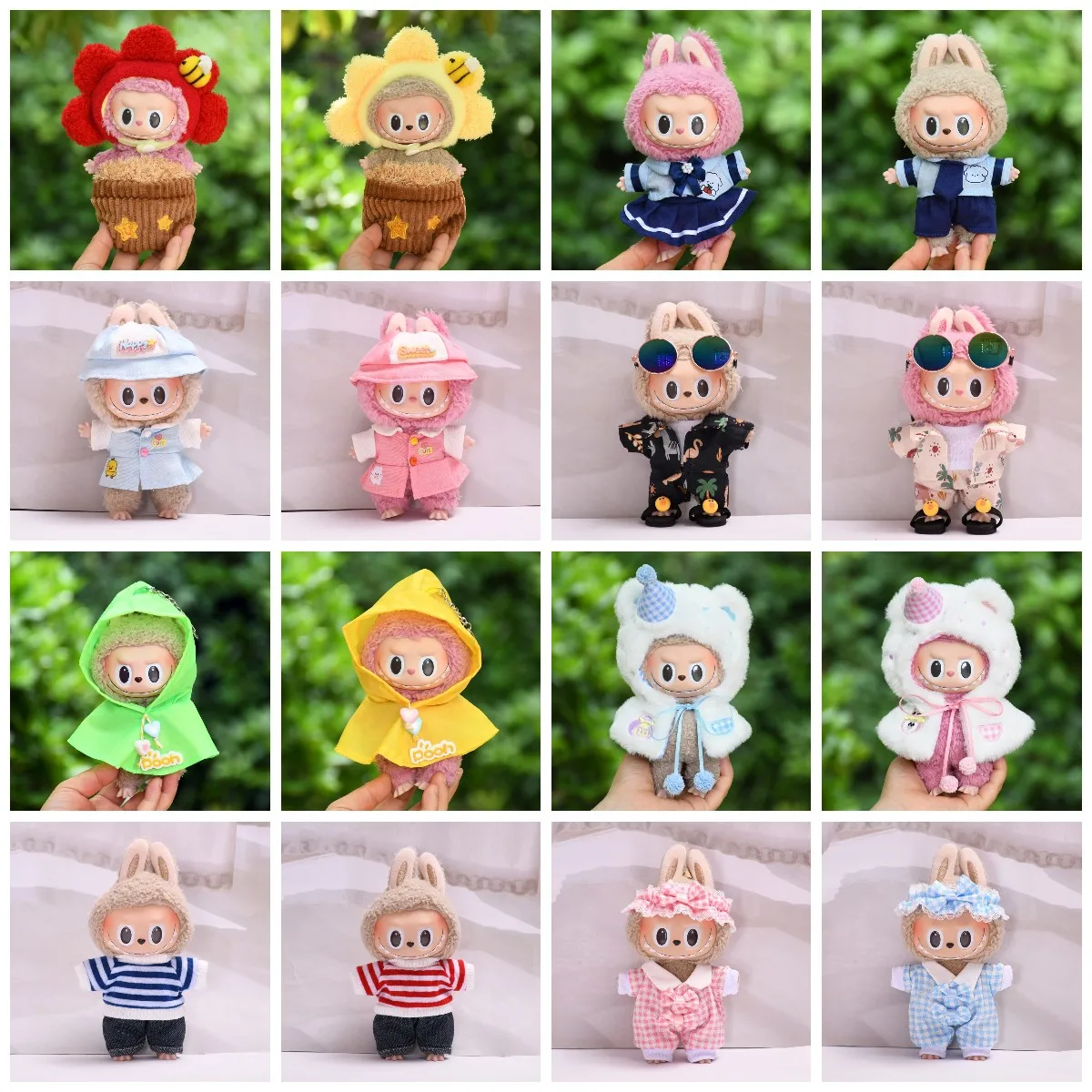 17cm Cute Mini Plush Doll'S Clothes Outfit Accessories For Korea Kpop Exo Labubu Idol Dolls Overalls Couple Clothing DIY Gift
17cm Cute Mini Plush Doll'S Clothes Outfit Accessories For Korea Kpop Exo Labubu Idol Dolls Overalls Couple Clothing DIY Gift