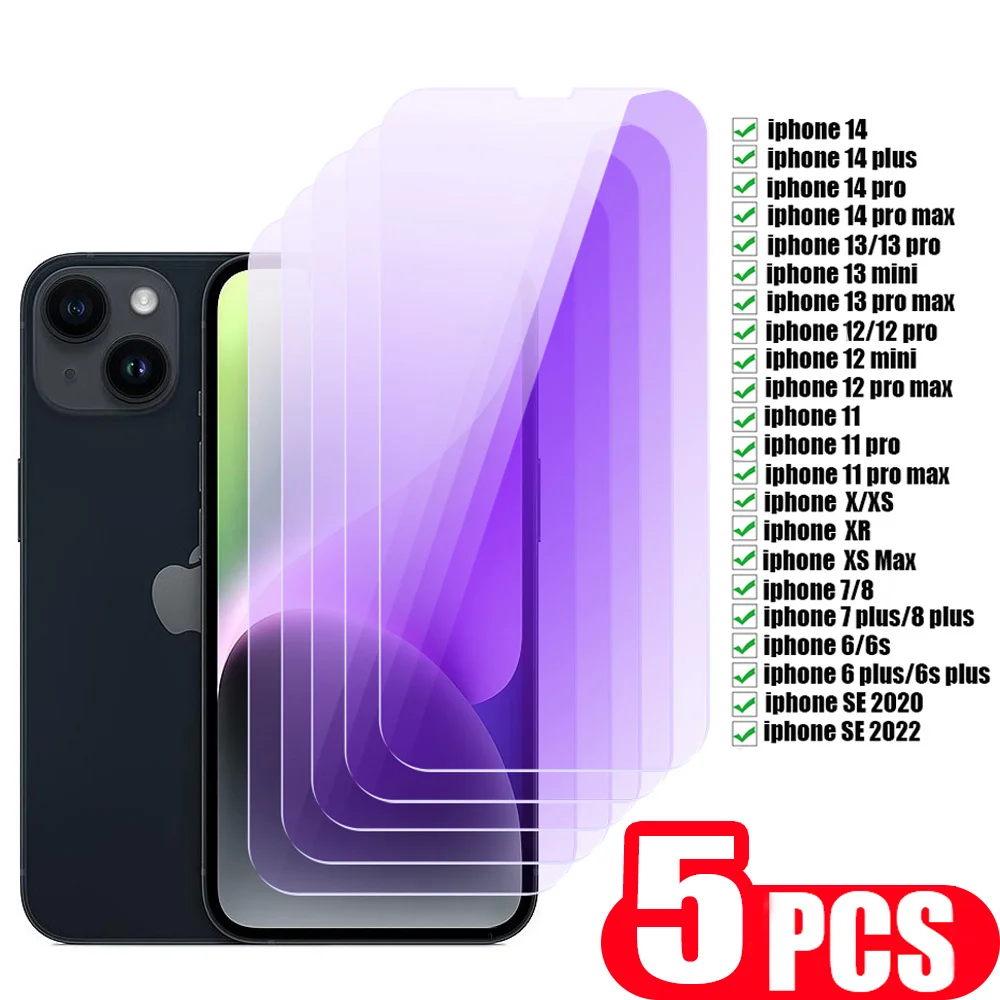 5 шт. Защитная пленка для экрана для iphone 14 13 mini 12 11 pro max 8 7 6 6S plus закаленное стекло X XS Max XR SE 2022 пленка с защитой от синего света
5 шт. Защитная пленка для экрана для iphone 14 13 mini 12 11 pro max 8 7 6 6S plus закаленное стекло X XS Max XR SE 2022 пленка с защитой от синего света