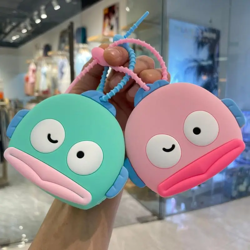 Hangyodon Anime Kawaii Sanrio Ins Silicone Purse Cute Cartoon Children Mini Earphone Storage Bag Wallet Gifts for Kids
Hangyodon Anime Kawaii Sanrio Ins Silicone Purse Cute Cartoon Children Mini Earphone Storage Bag Wallet Gifts for Kids